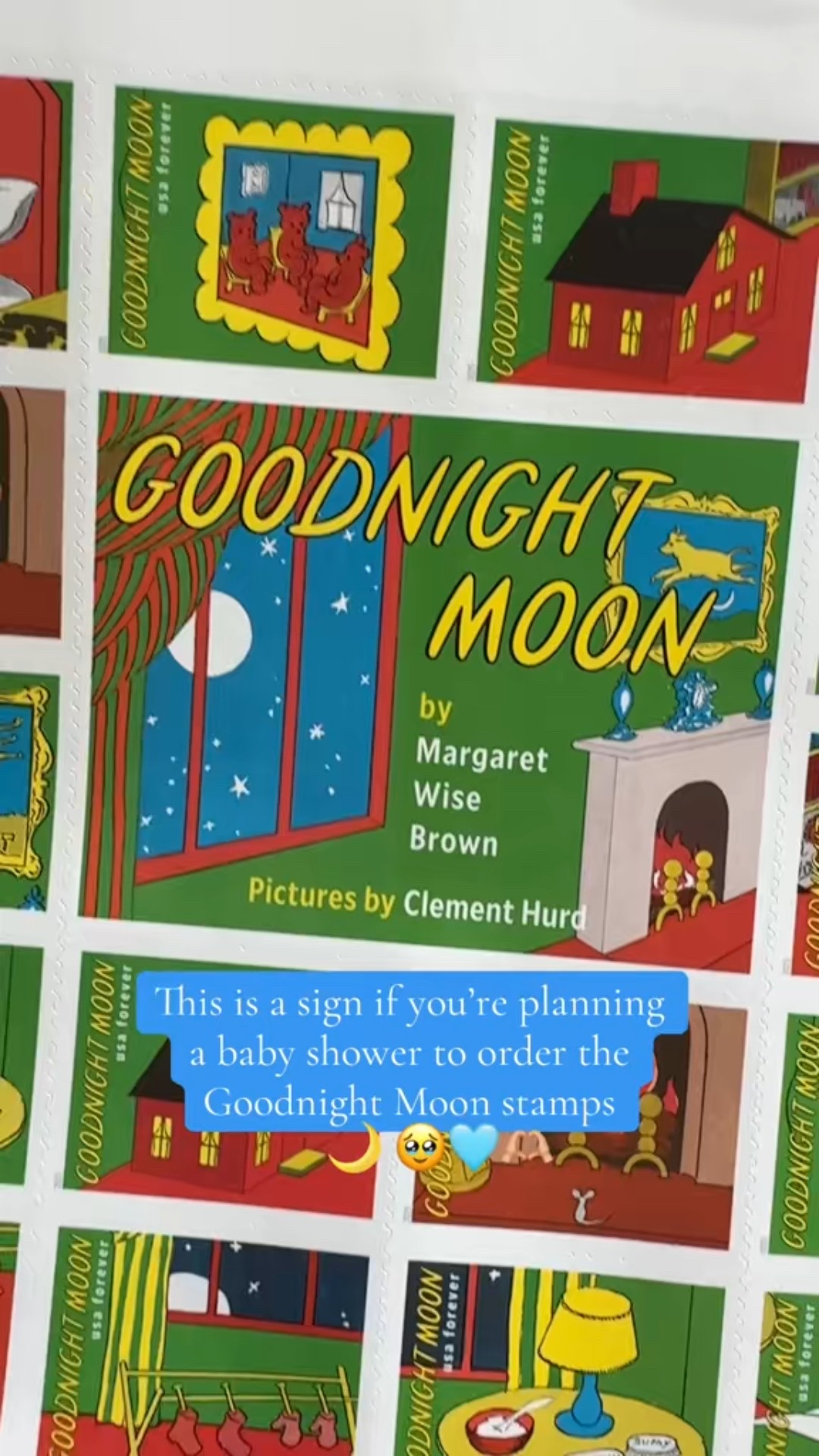 When Goodnight Moon was one of your favorite books as a child 🥹🩵 Who knew stamps could be this adorable?!✨ Adding these cute little touches to your baby shower invites is the perfect way to sprinkle some extra love and charm! These stamps say, ‘Welcome, baby!’ before the party even starts. 🎉🍼
 
#InviteInspo #BabyShowerInvites #PartyPrep #CelebrateBaby #InvitationGoals #MomToBe

#LTKKids #LTKBump #LTKBaby