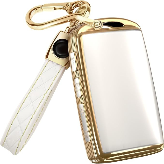 Lucrum Compatible with Mazda Key Fob Cover & Leather Keychain - TPU Case for 3, 6, CX-5 CX-9 CX-3... | Amazon (US)