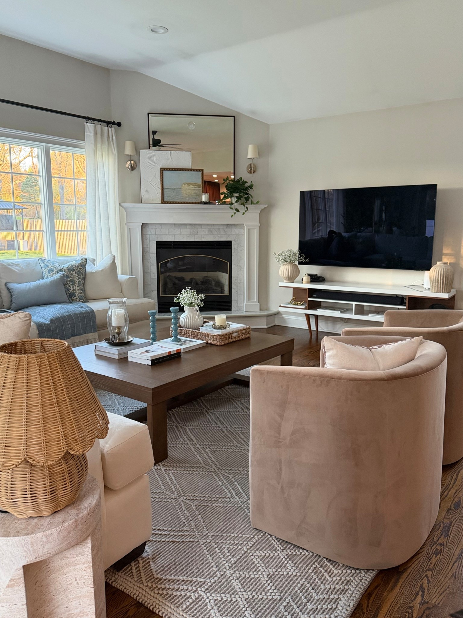 spring living room refresh

light blue and white decor is an easy way to make a room instantly feel like springtime! 

TIP: Decorative Pillows & this adorable wicker table lamp make great Mother’s Day Gifts!! 
Moms love pretty home decor!


🩵 FOLLOW @HomesWithChristina on IG & LTK for more affordable home decor finds & decorating tips!

.
.
gifts for her | gifts for mom | mother’s day gift guide | gift ideas for mother’s day | affordable decor | spring throw pillows | floral pillow covers | spring refresh | neutral living room inspo #targetstyle
#springrefresh #bluethrowpillows #floralpillows #springhomedecor 

#LTKSaleAlert #LTKSeasonal #LTKHome