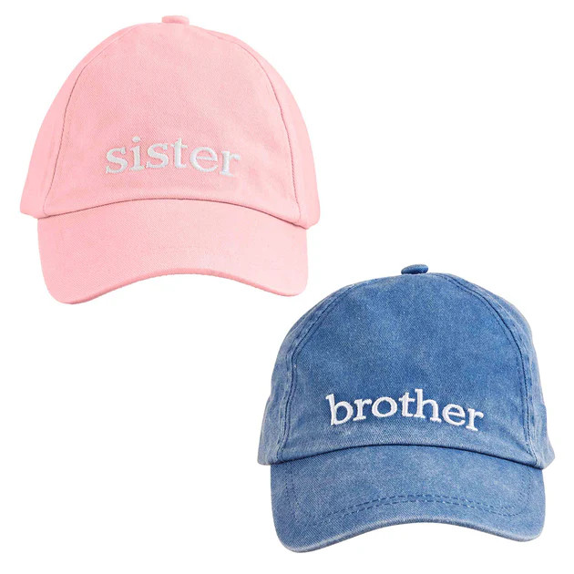 Sister - Brother Embroidered Hat | Classic Whimsy