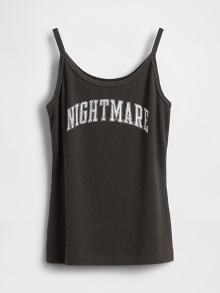 Gap × Disney Tim Burton’s The Nightmare Before Christmas Mini Rib Tank Top | Gap | Gap (US)