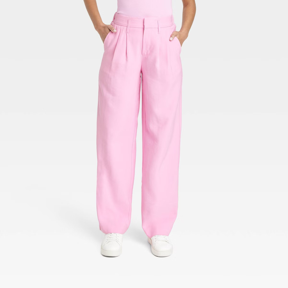 Women's High-Rise Straight Trousers - A New Day™ | Target
