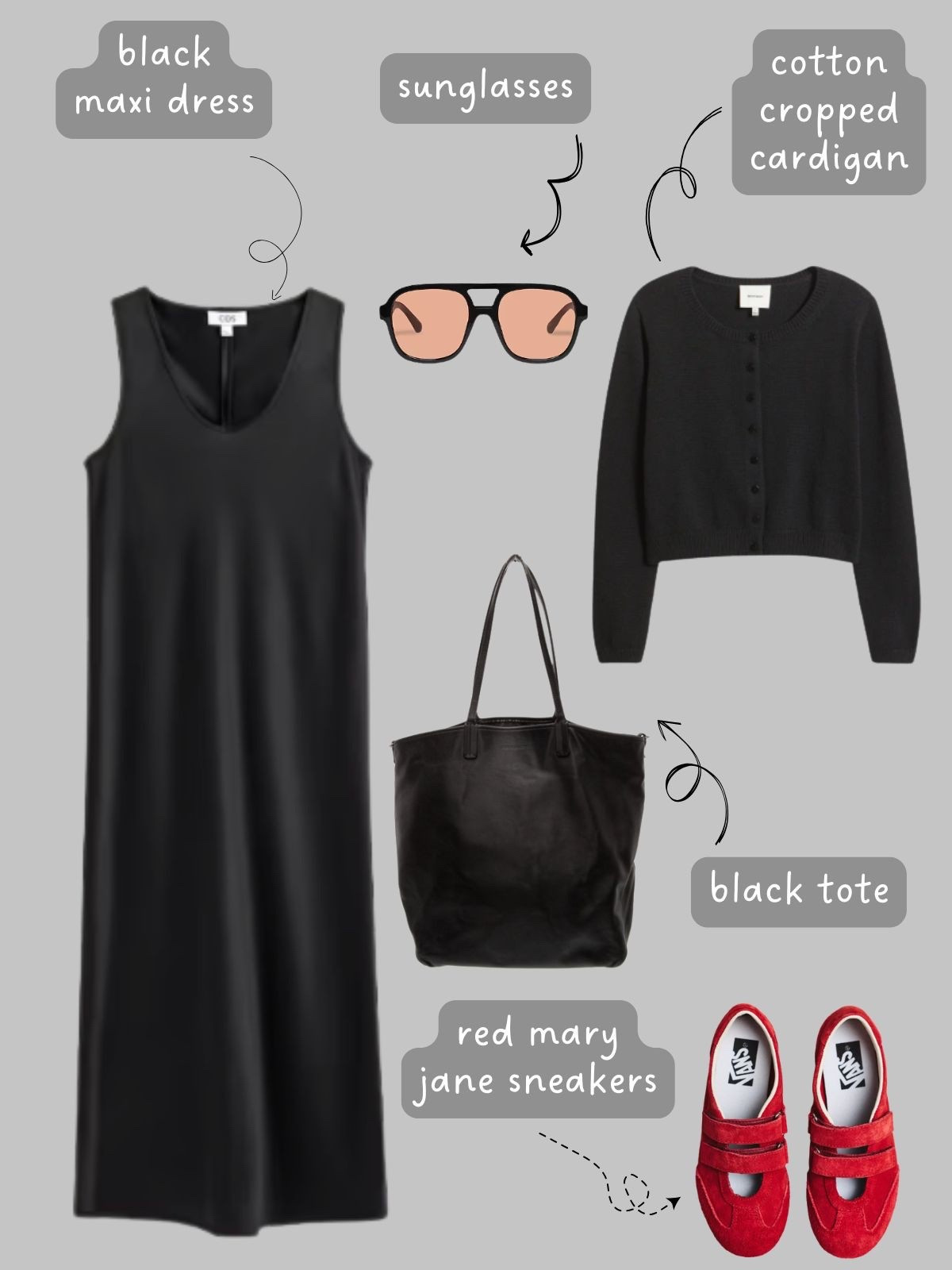 The summer capsule when you like wearing black. 

You can read the whole post and all of the outfit examples on my blog.



#LTKSeasonal #LTKOver40