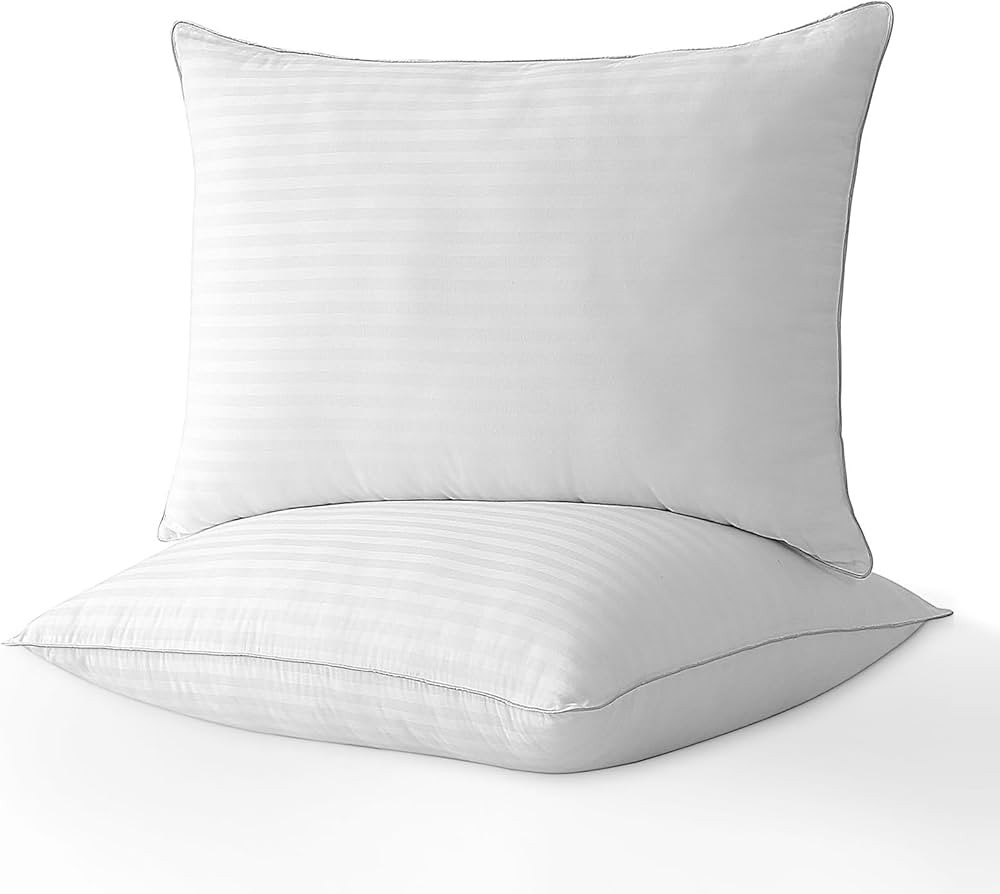 Dafinner Bed Pillows King Size Set of 2 | Hotel Collection Down Alternative Pillow Inserts | 100%... | Amazon (US)