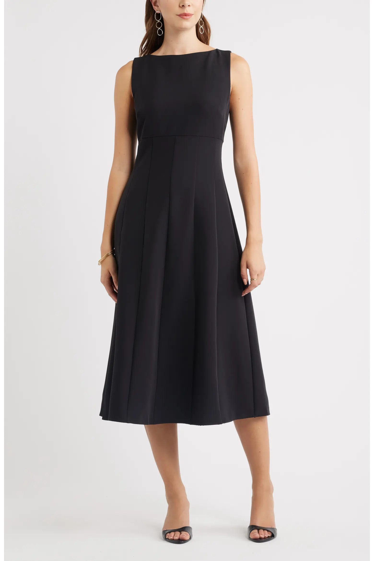 Bateau Neck Midi Dress (Women) | Nordstrom | Nordstrom