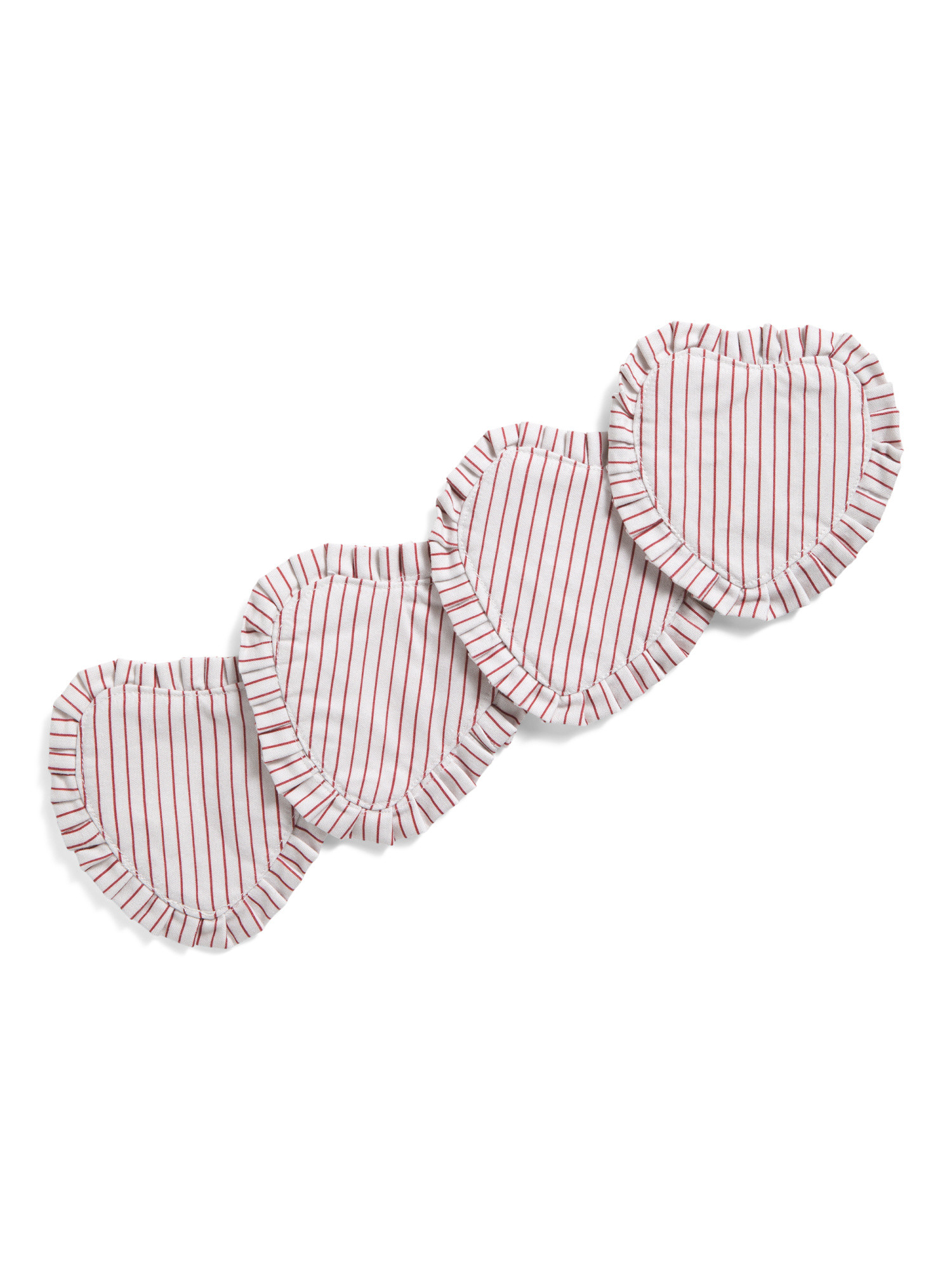 Set Of 4 Striped Heart Coasters | Kitchen & Dining Room | Marshalls | Marshalls