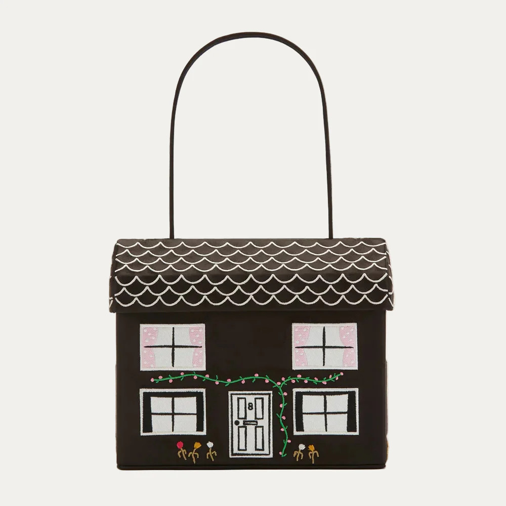 BLACK NO.8 PORTOBELLO HOUSE HANDBAG | Lulu Guinness (UK)