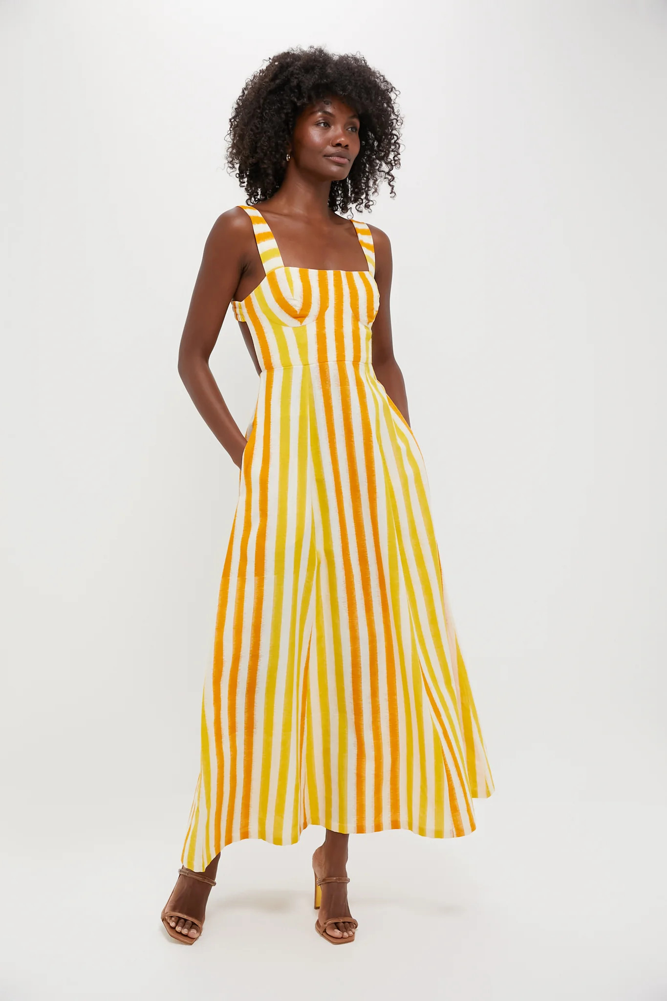 Mango Stripes Azzurra Dress | Tuckernuck (US)