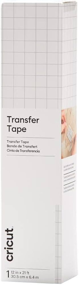 Cricut Transfer Tape - 1ft x 21ft - Easy Transfer Adhesive Sheet for Vinyl Projects - Compatible ... | Amazon (US)