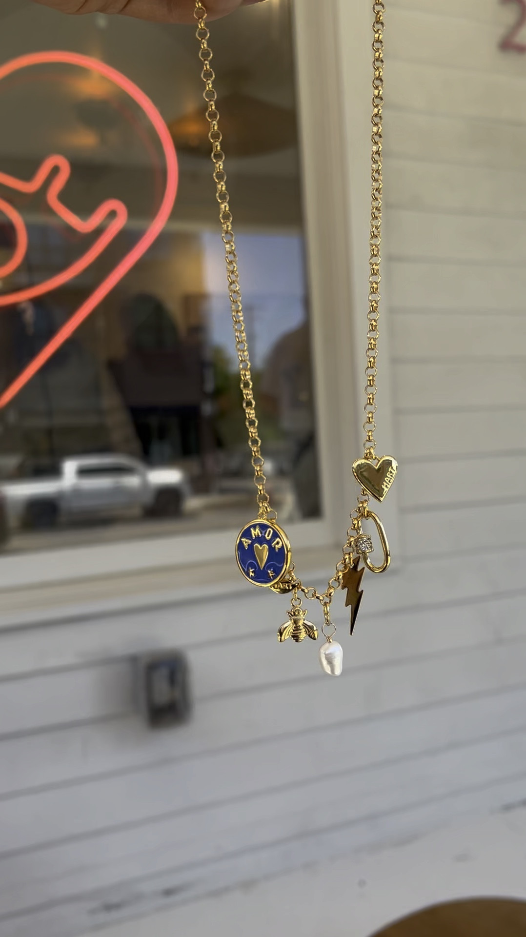 Custom charm necklace I made in Nashville! You can order & customize online too! 

#LTKVideo #LTKStyleTip #LTKFindsUnder100