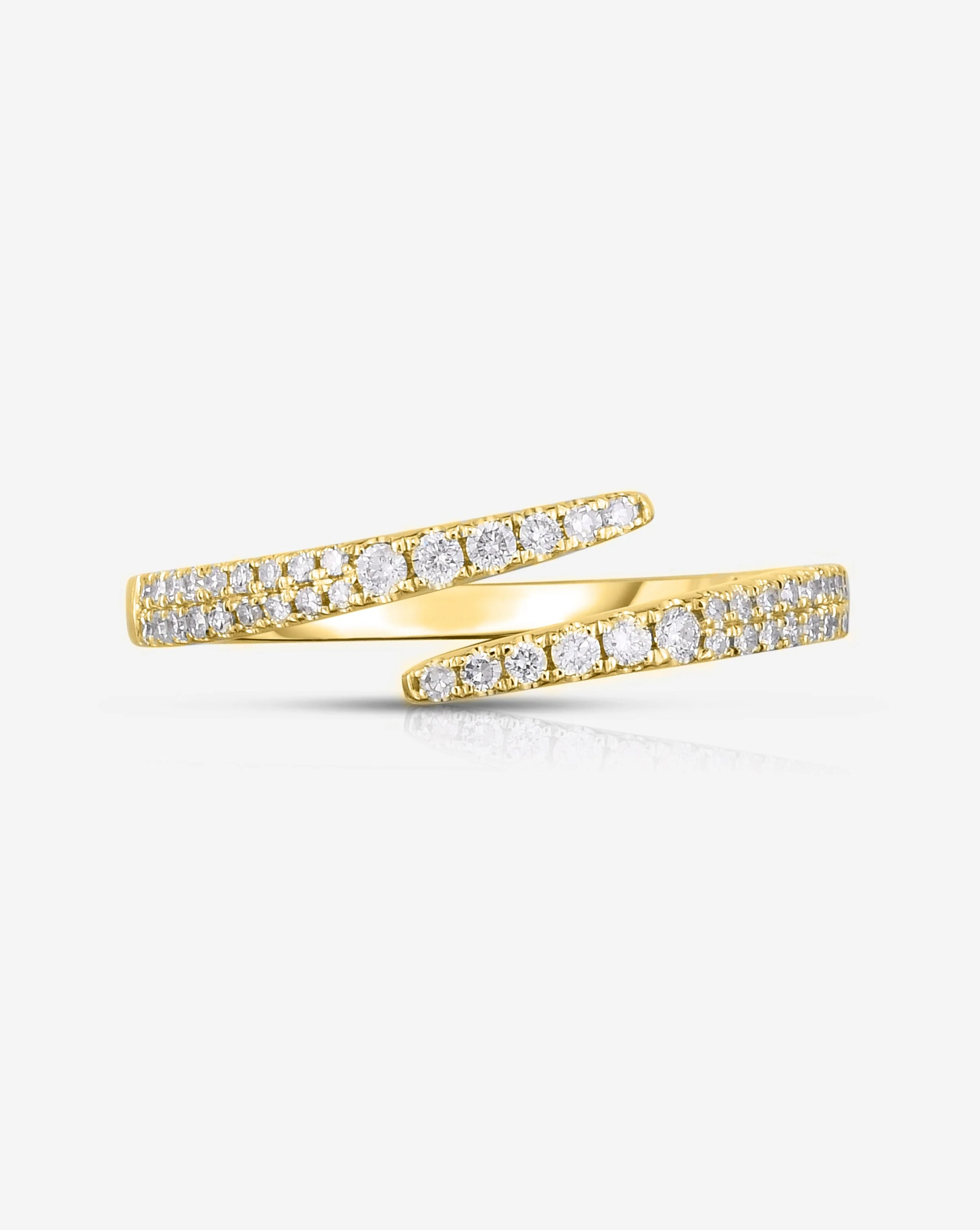 Open Diamond Wrap Ring | Ring Concierge