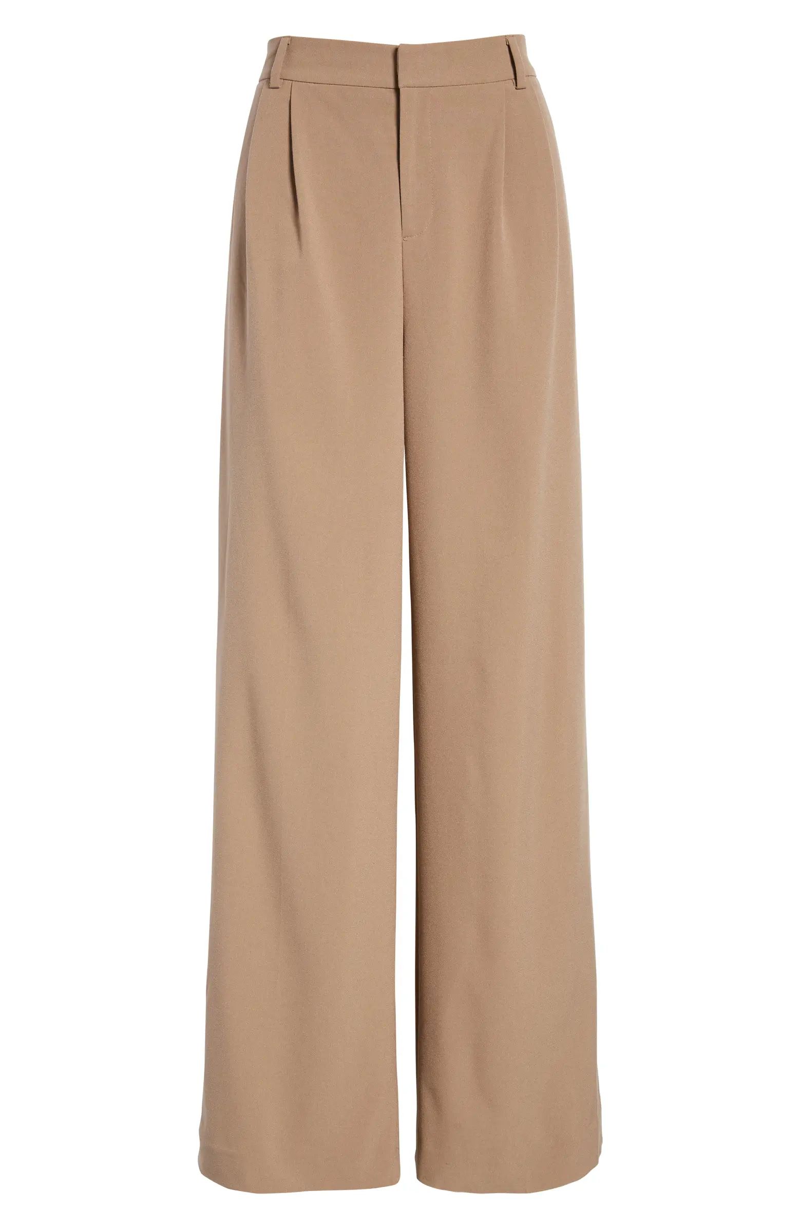 Relaxed Waist Wide Leg Trousers | Nordstrom