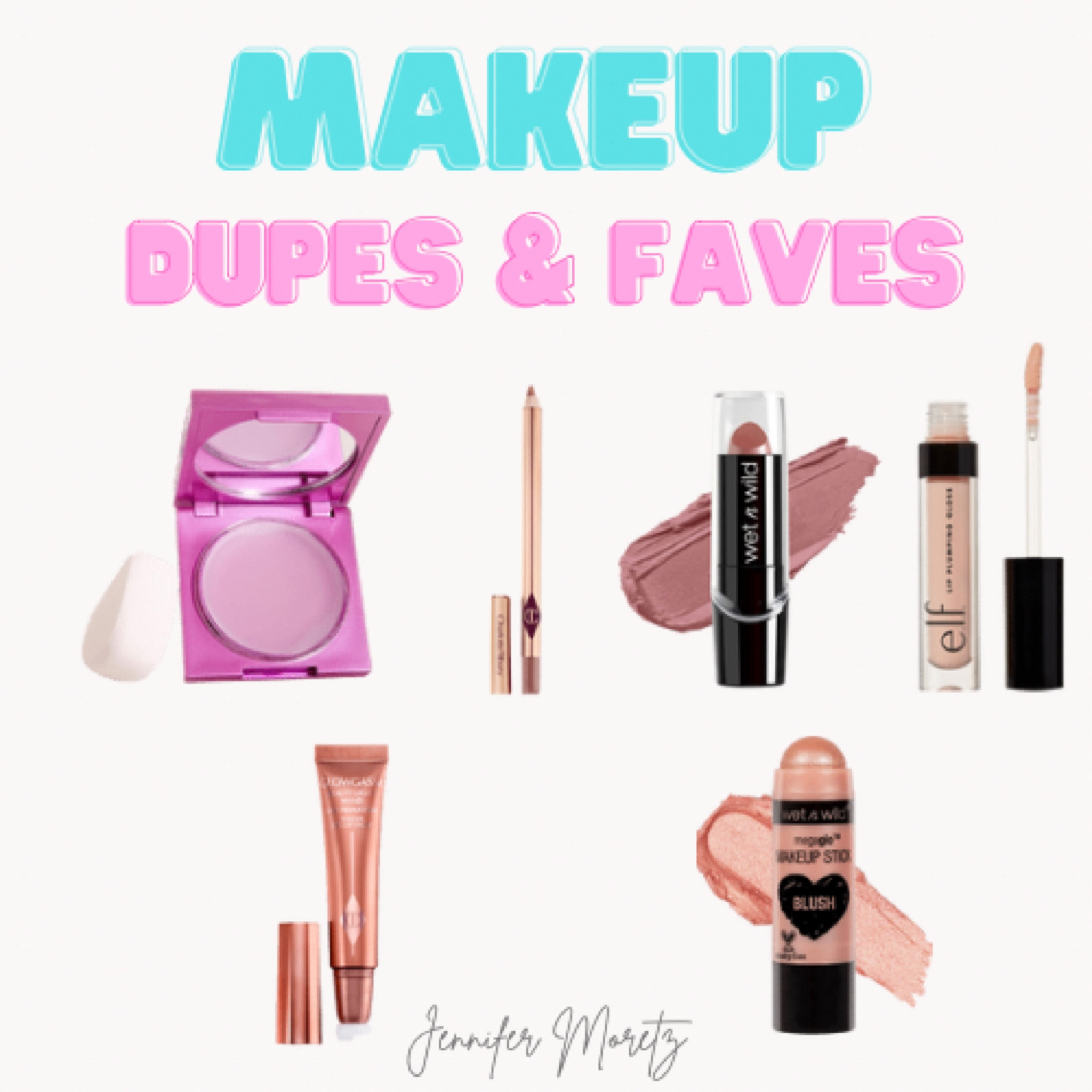 Makeup dupes + Faves 

Charlotte Tilbury Pinkgasm dupe using the Wet & Wild Peach Bum! 

Plus Mally Beauty Face Defender which is perfect for blurring pores & more.  

My newest fave lip combo using Charlotte Tilbury Iconic Nude lip liner + Wet & Wild Dark Pink Frost lipstick + Elf Cosmetics Peach Bellini gloss. 💋

#LTKunder50 #LTKbeauty #LTKGiftGuide