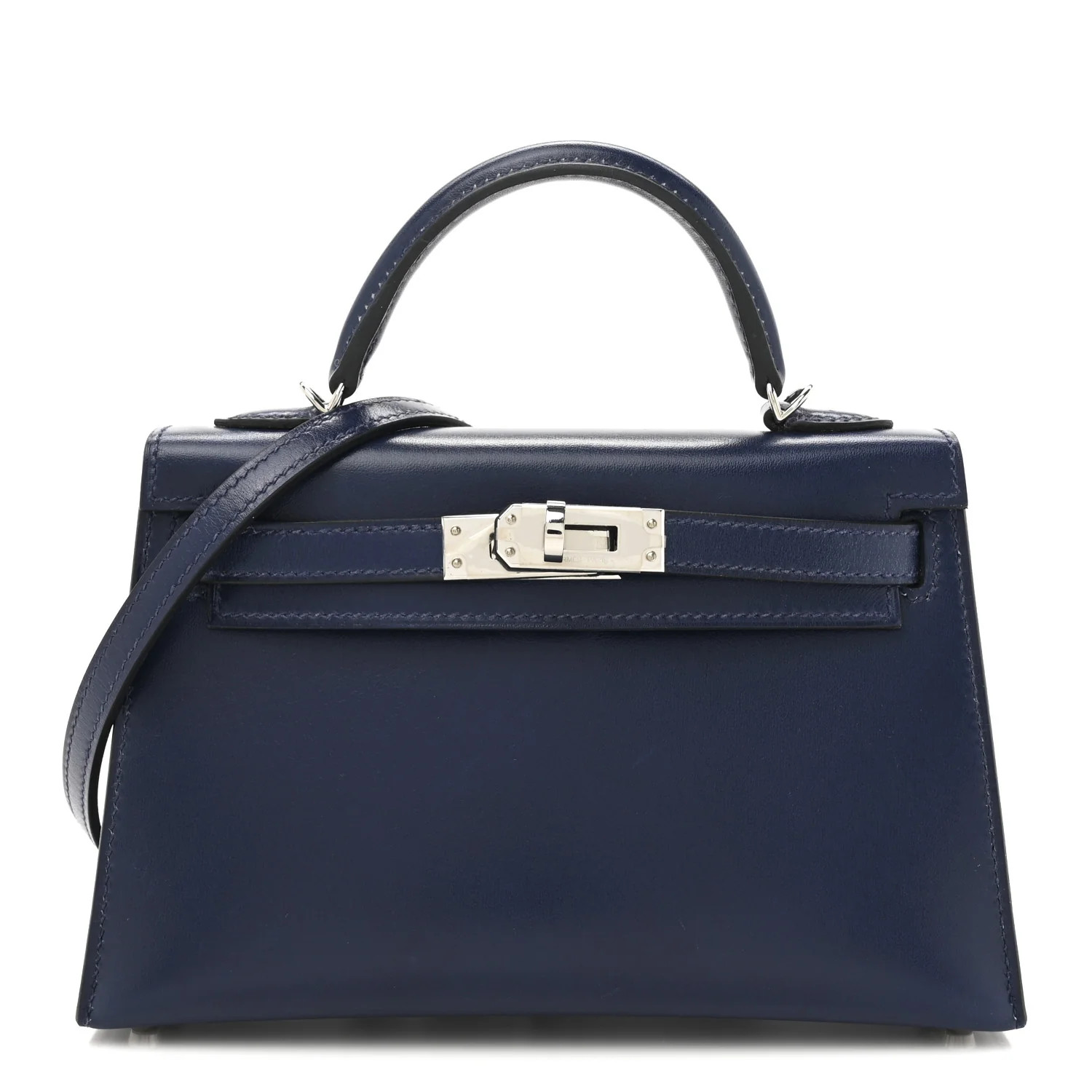 Hermes Box Mini Kelly Sellier 20 Bleu Saphir 1749939 | FASHIONPHILE (US)