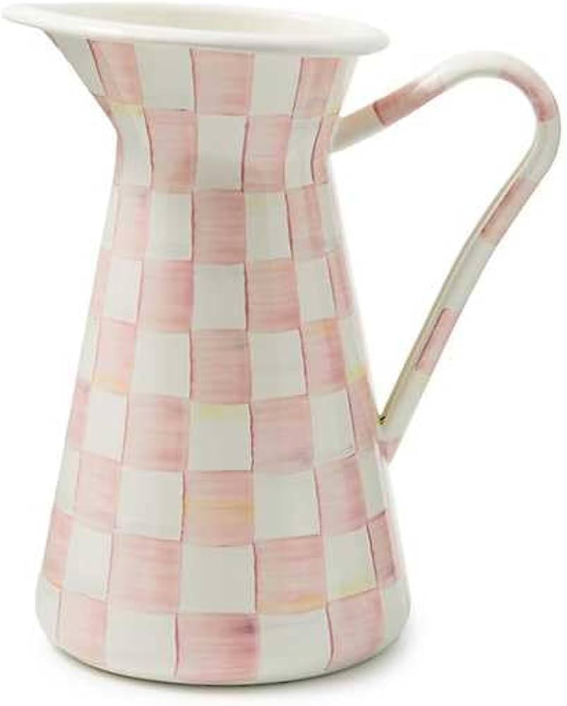 MACKENZIE-CHILDS Practical Enamel Pitcher with Spout, Drink Pitcher for Iced Tea or Water, Flower... | Amazon (US)