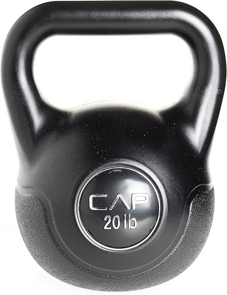 CAP Barbell Vinyl Coated Cement Kettlebell | Multiple Sizes | Amazon (US)