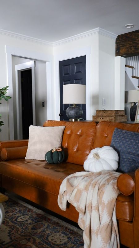 Cozy fall living room decor, furniture, throw pillows 

#LTKSeasonal #LTKstyletip #LTKhome
