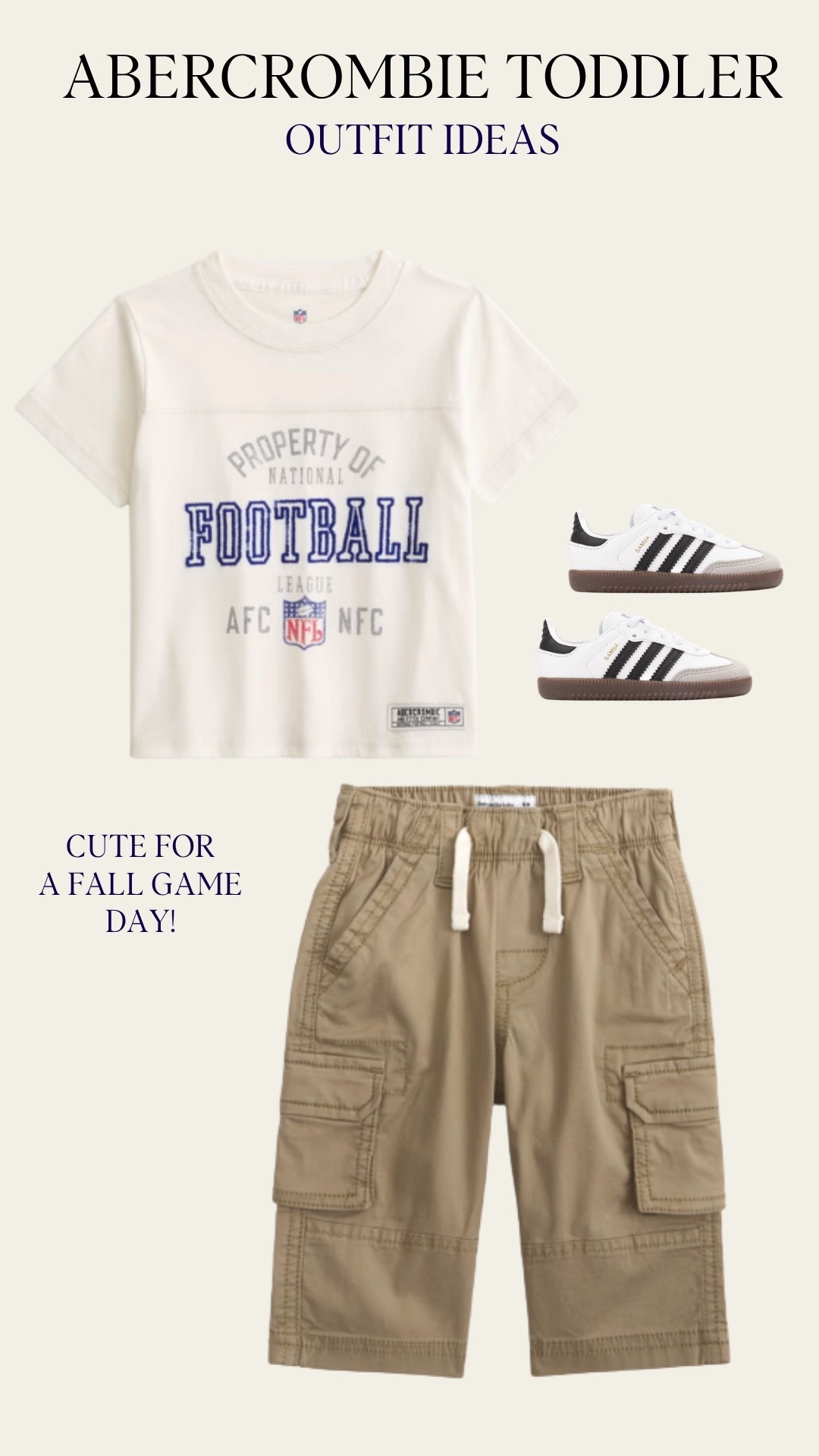 #abercrombiepartner
@abercrombiekids toddler game day outfit!