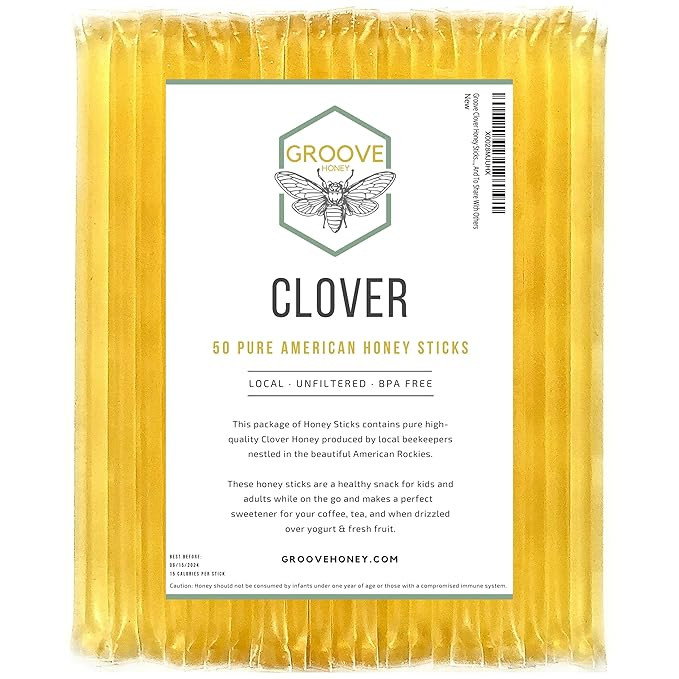 Clover Honey Sticks with Each Honey Stick Containing Pure Honey from USA Family Farms | Individua... | Amazon (US)