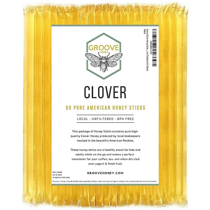Clover Honey Sticks with Each Honey Stick Containing Pure Honey from USA Family Farms | Individua... | Amazon (US)