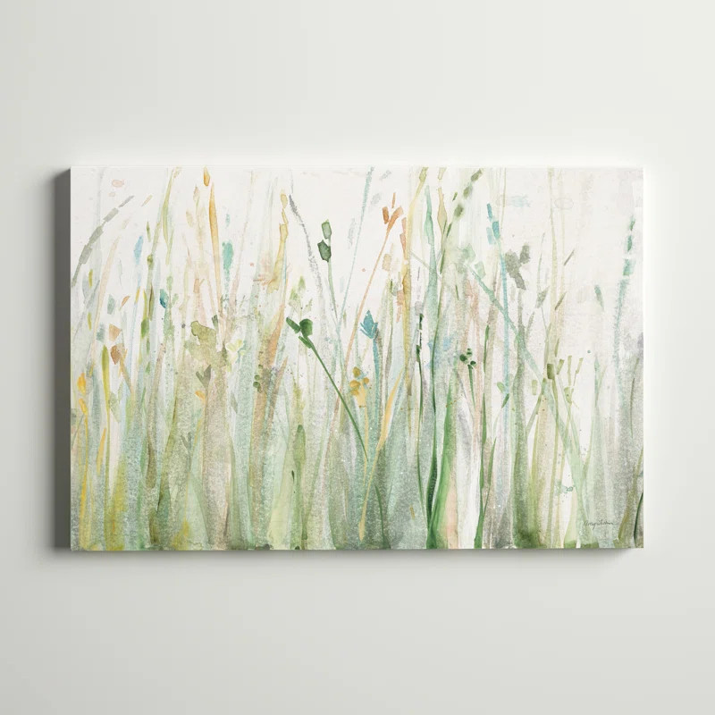 Spring Grasses II by Avery Tillmon - Wrapped Canvas Painting | Wayfair North America