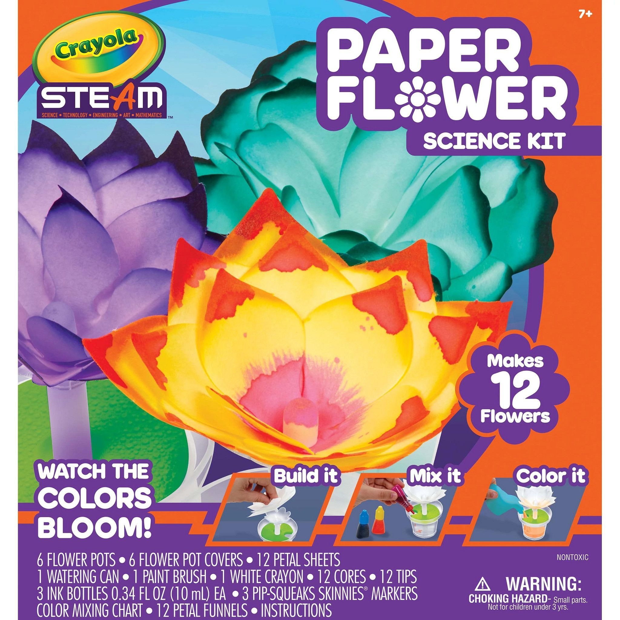 Crayola Paper Flower Science Kits for Kids, Stem Toy, Educational Gifts for Teens, Arts & Crafts ... | Walmart (US)