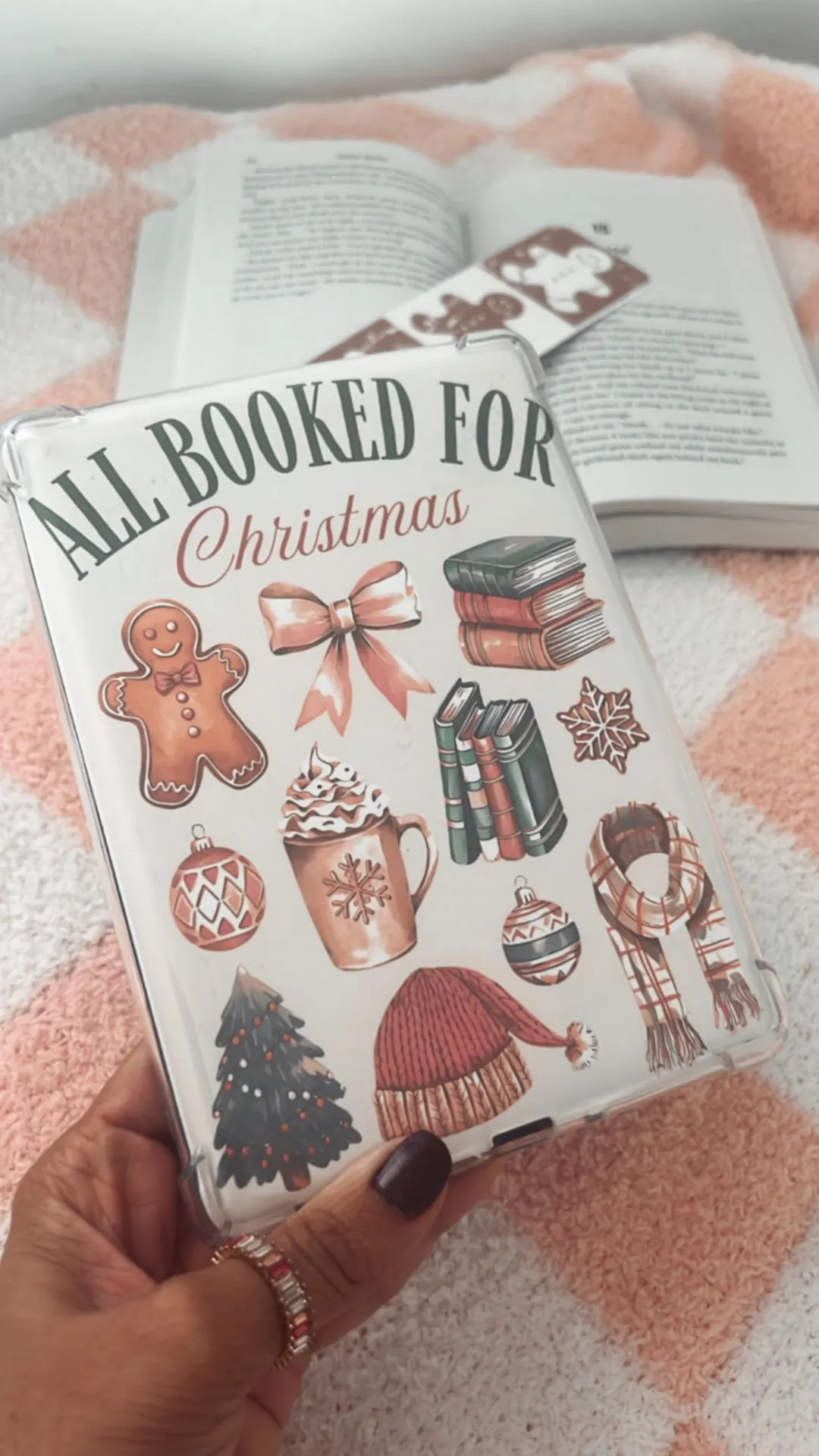 Pink Coquette Bows Kindle Case Insert,christmas Bows Kindle Insert,all Booked for Christmas Kindl... | Etsy (US)