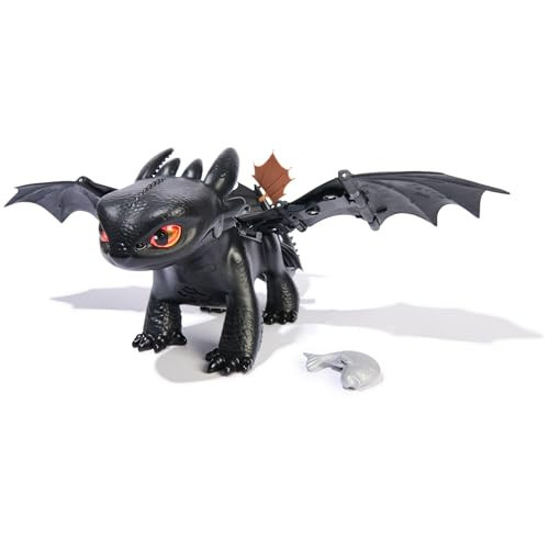 DreamWorks Dragons How to Train Your Dragon, Tame & Train Interactive Toothless with 60 Sounds & Reactions, Kids Toys for Boys & Girls Ages 4 & up | Amazon (US)
