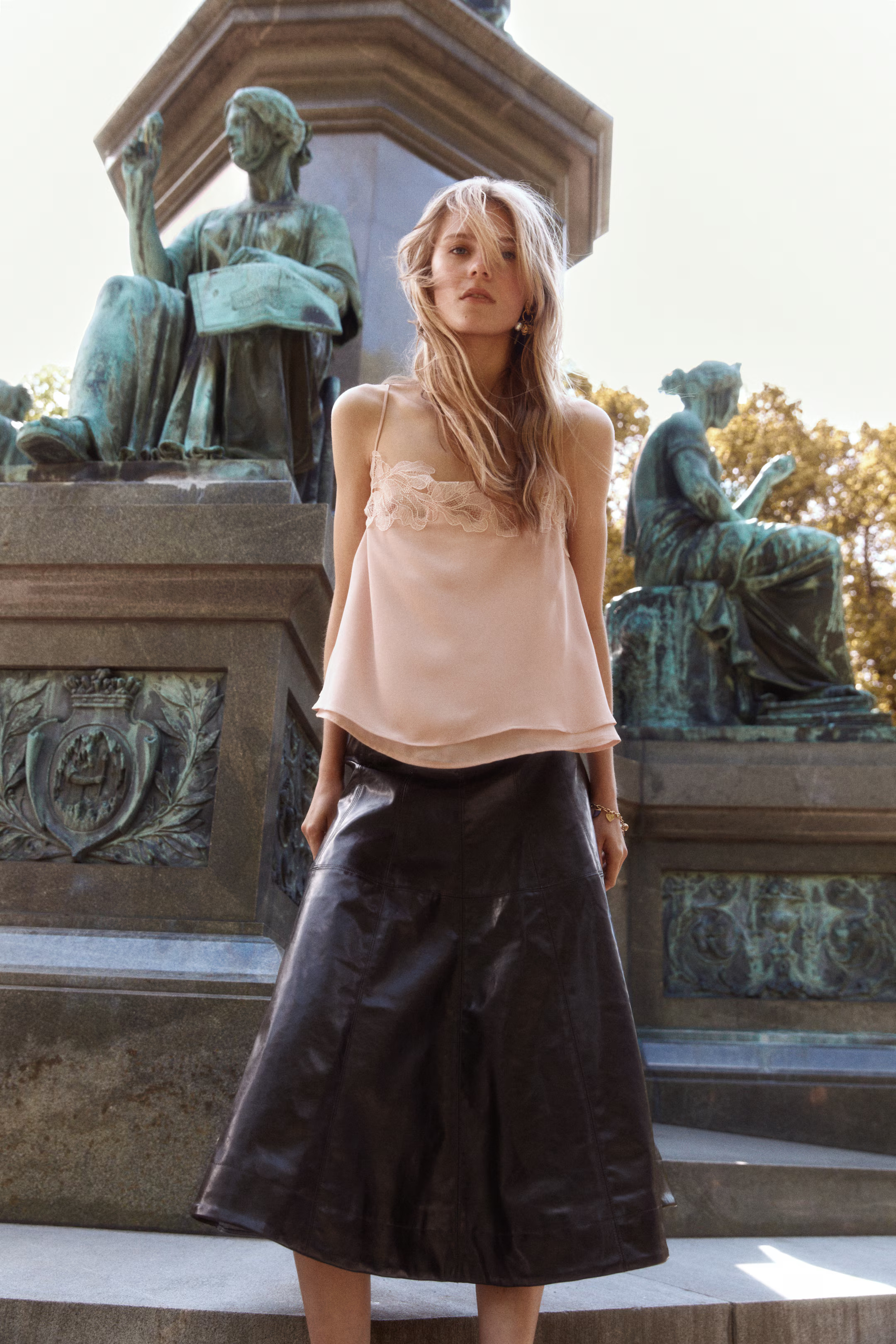 Gonna a ruota con coating | H&M (FR, IT, ES, PT, BE)