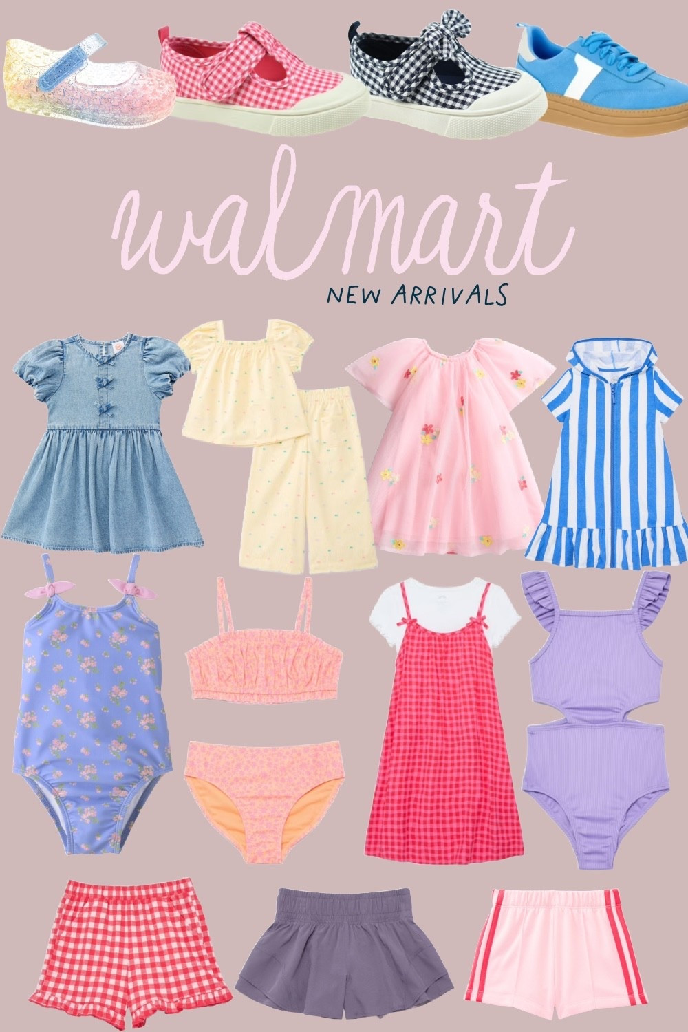 Walmart new arrivals 
Girls swimsuit 
Girls dress
Spring shoes 
Girls shoes 

#LTKmomlife #LTKKids #LTKSeasonal