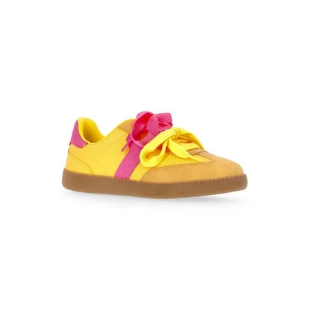 Wonder Nation Little and Big Girls Casual Soccer Sneakers | Walmart (US)