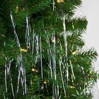 18" Silver Tinsel Icicle Strands, 1000ct. | Michaels Stores