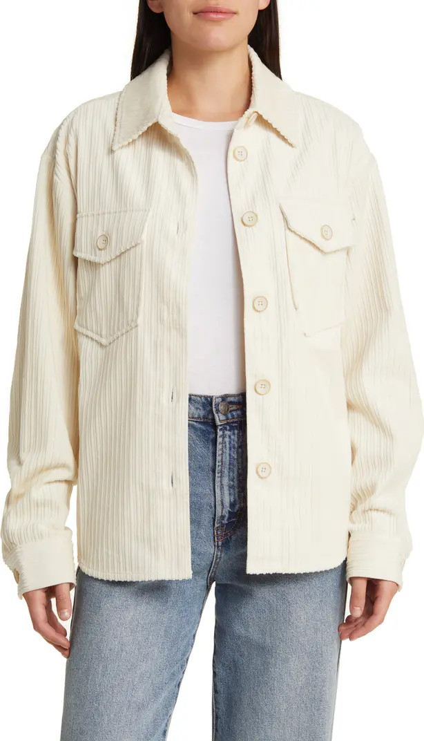 Harlee Cotton Corduroy Shacket | Nordstrom