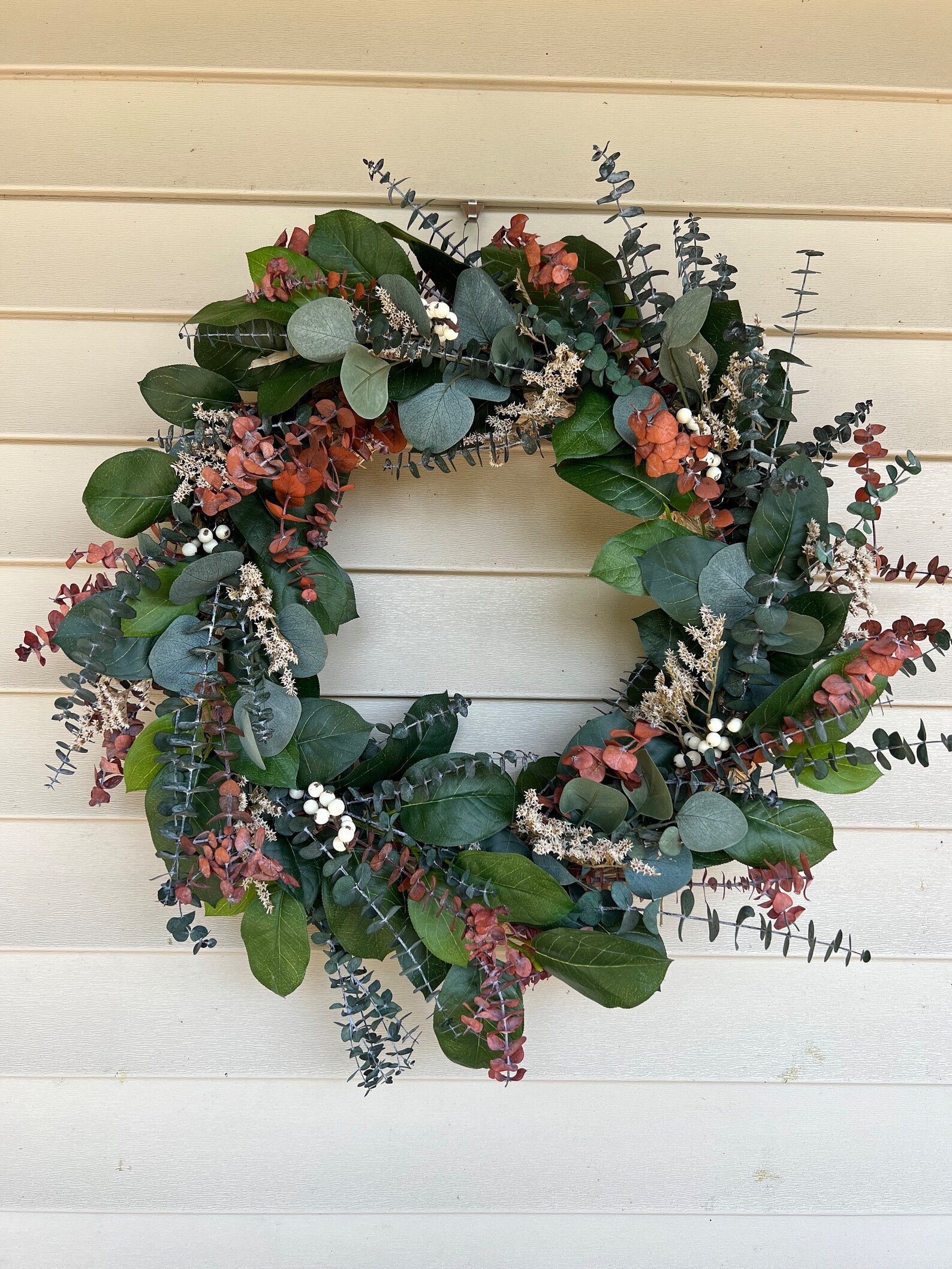 Fall Eucalyptus and Berry Wreath - Etsy | Etsy (US)