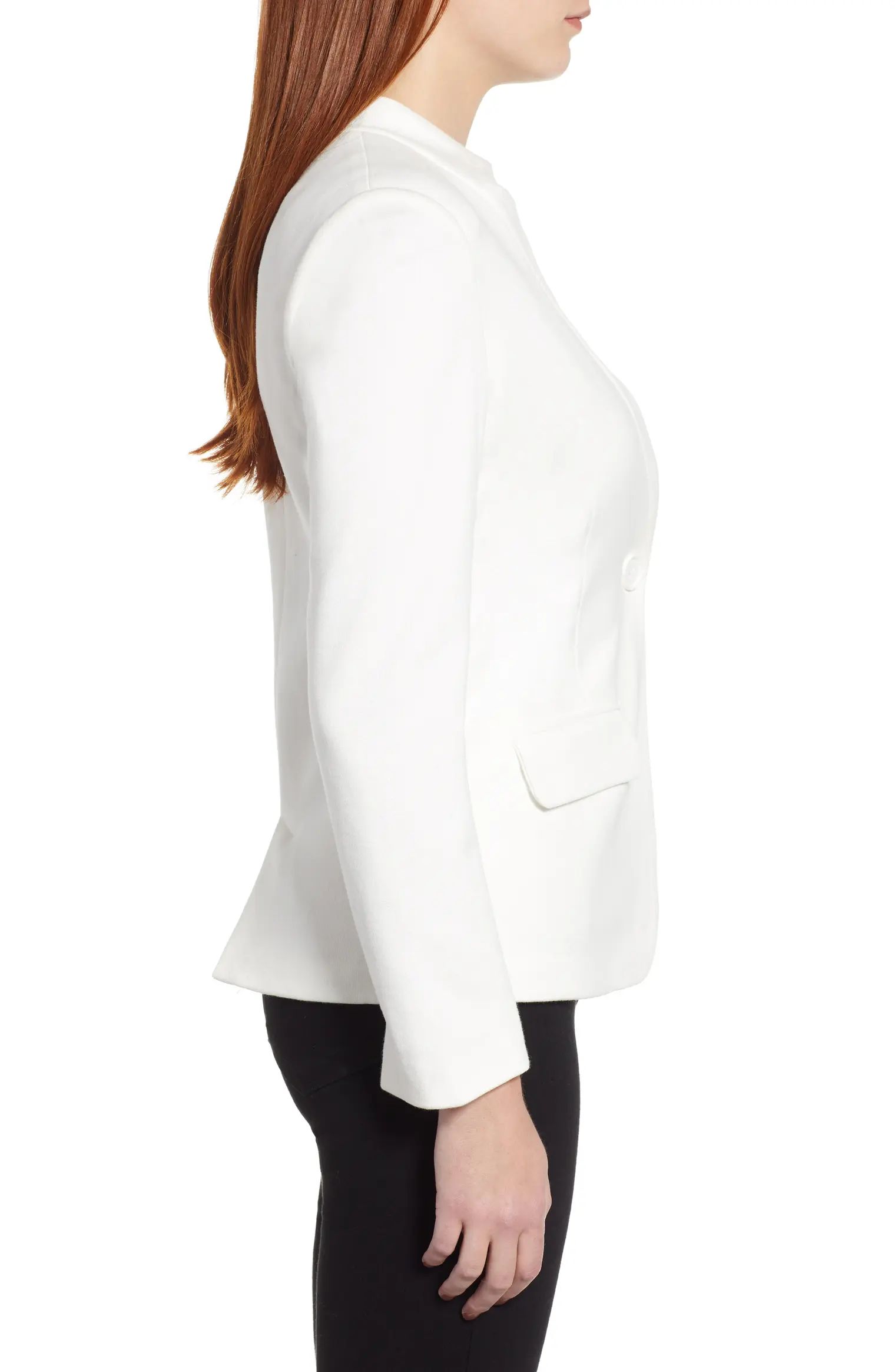 Notch Collar Cotton Blend Blazer | Nordstrom