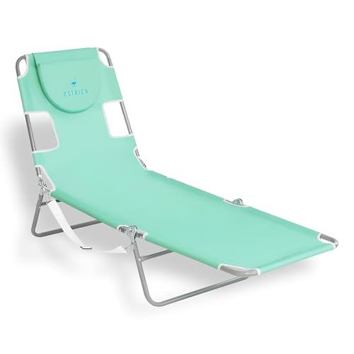 Ostrich the Original Chaise 72 x 22 Inch Lounge Portable Reclining Lounger, Outdoor Patio, Beach,... | Amazon (US)