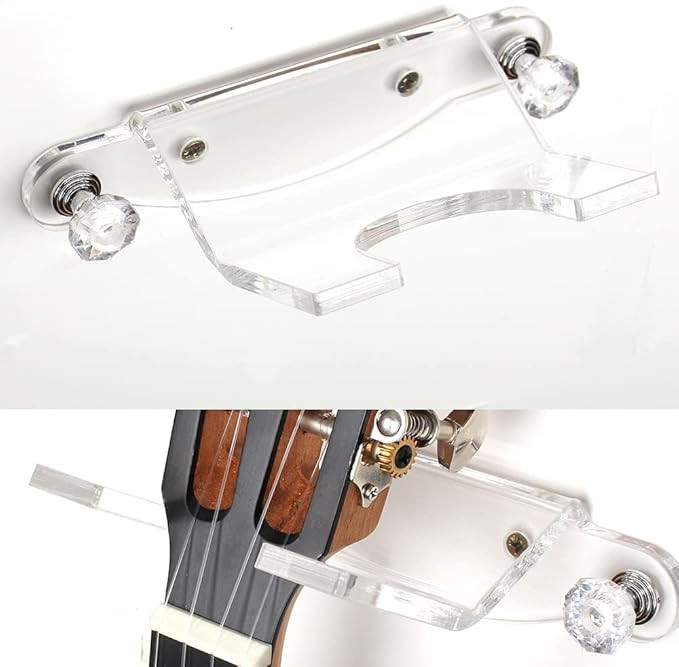 WANLIAN Guitar Wall Mount,Guitar Hanger Wall Mount Guitar Wall Hhangers Acrylic Guitar Stand Guit... | Amazon (US)
