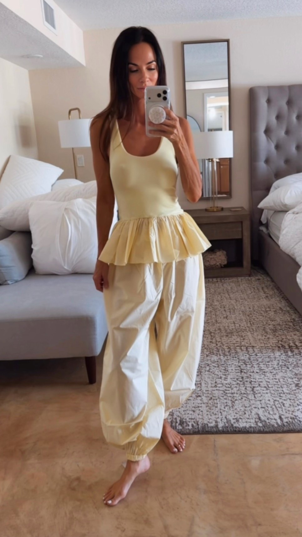 POV: You put on one cute little outfit… and suddenly you’re looking for somewhere to go. 💛✨

This buttery yellow moment is giving effortless with just the right amount of extra, and I’m not mad about it. 💁🏻‍♀️

Would you wear this set? 👇

Comment YELLOW and I’ll send you all the outfit details! 💛

✨ Wearing XS

#OOTD #SummerStyle #MatchingSet #StyleOver40 #LTKStyle

#LTKdayinmylife #LTKgrwm #LTKootd