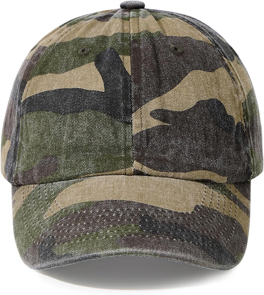 Zando Unisex Classic Baseball Caps Adjustable Sports Hats Outdoors Cotton Baseball Hat Cute Prepp... | Amazon (US)