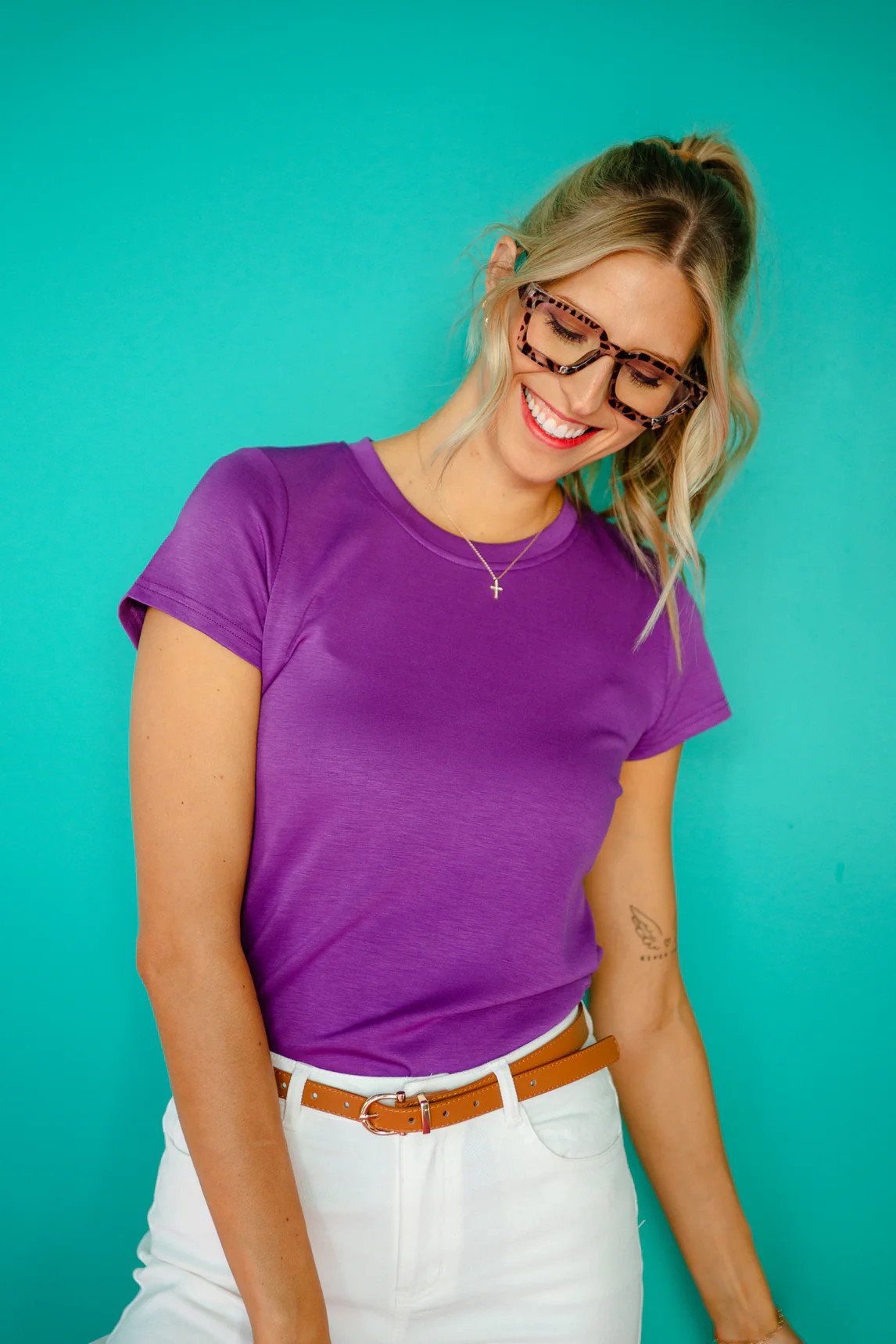 [Ellevate Basics]  The Essential Crewneck Breeze Tee | MyEllement Boutique