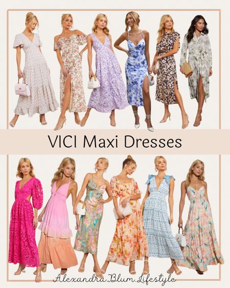 Vici maxi dresses perfect for spring time wedding guest outfits, Easter, graduations, and vacation date nights! 

#LTKfindsunder100 #LTKSpringSale #LTKwedding