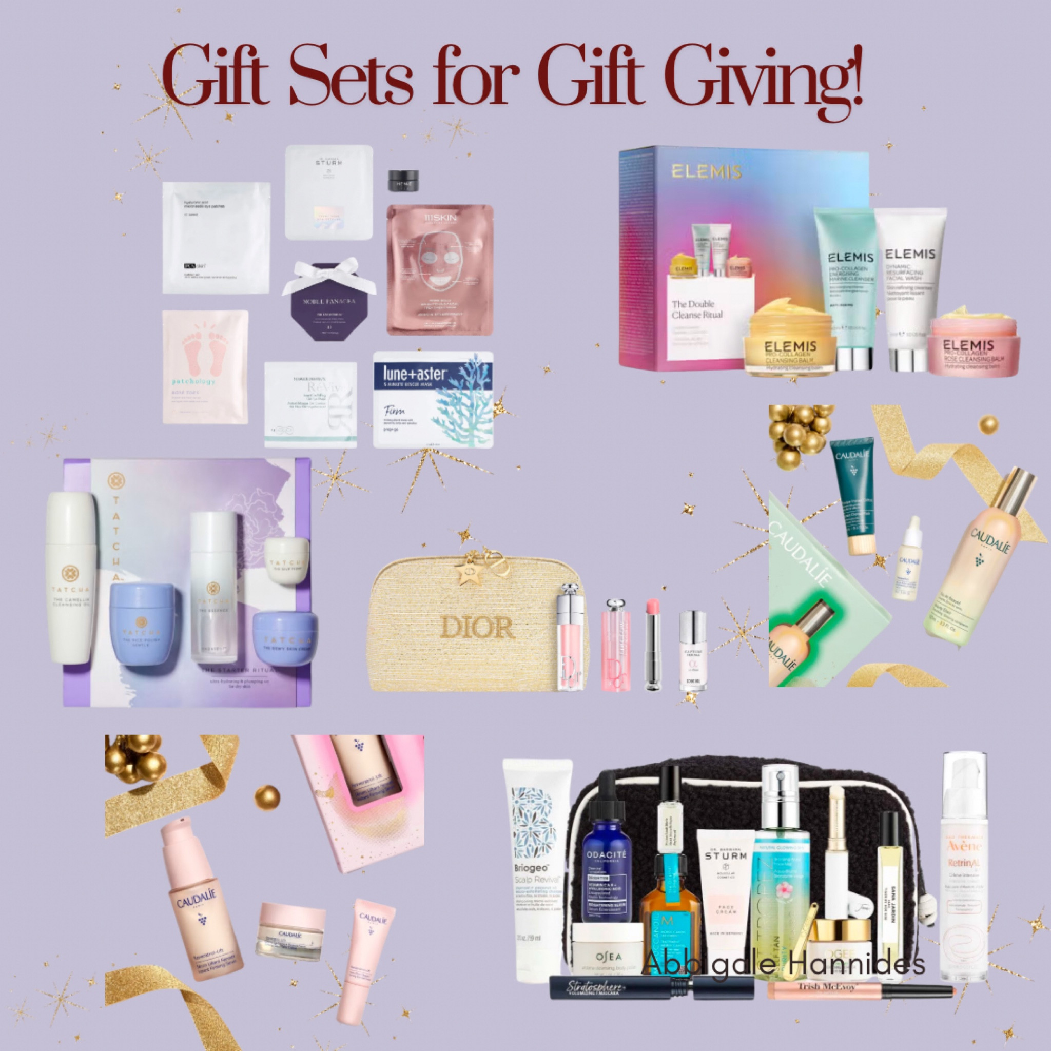 Showcasing some of the best gift sets. Who doesn’t love a gift set? They usually come with great bags too! Skincare. Beauty set. Tatcha. Caudalie. Dior. Blue mercury. Face masks. Elemis: 

#LTKBeauty #LTKGiftGuide #LTKCyberWeek