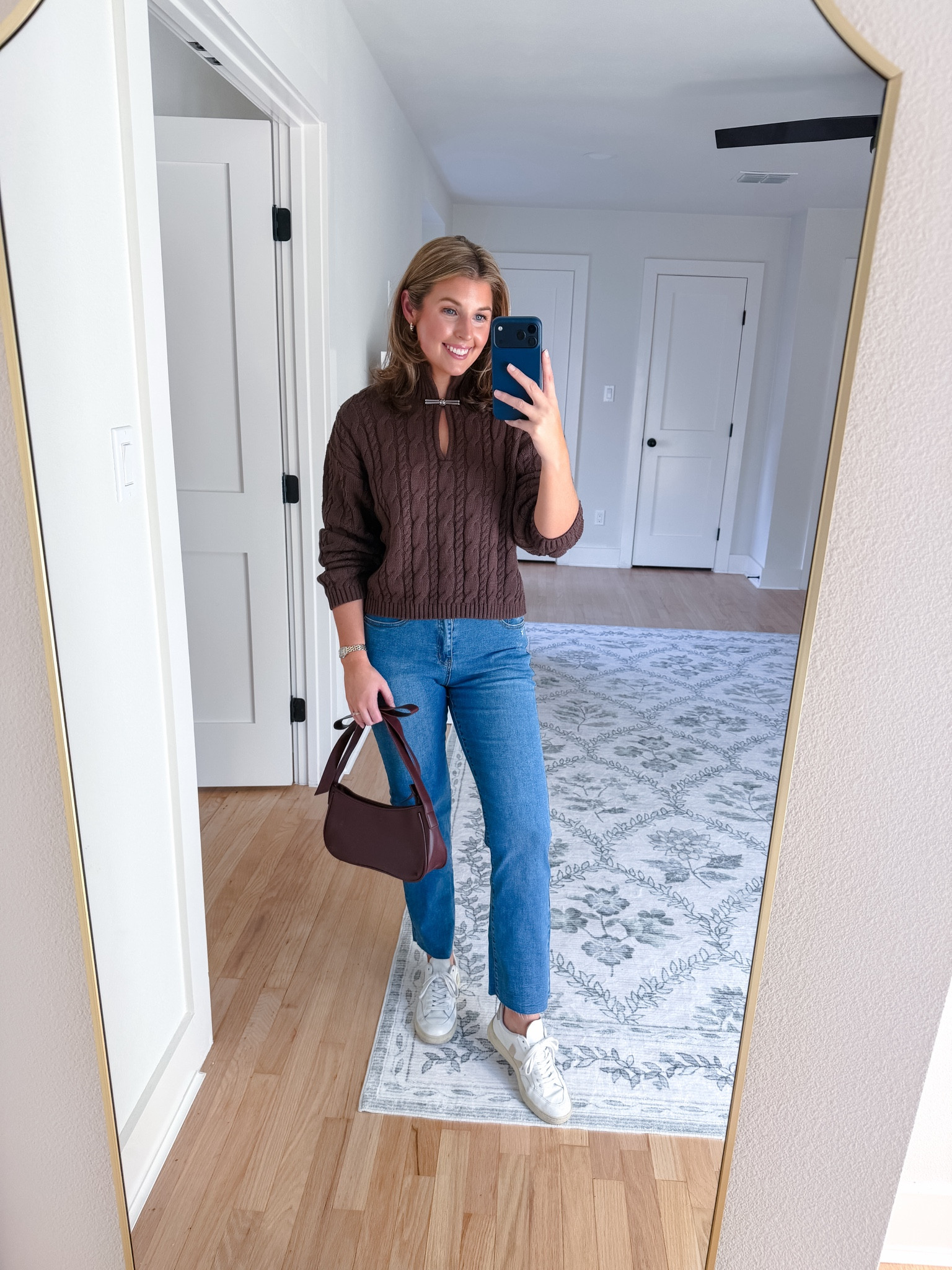 Casual Thanksgiving fit! Wearing a S in sweater 