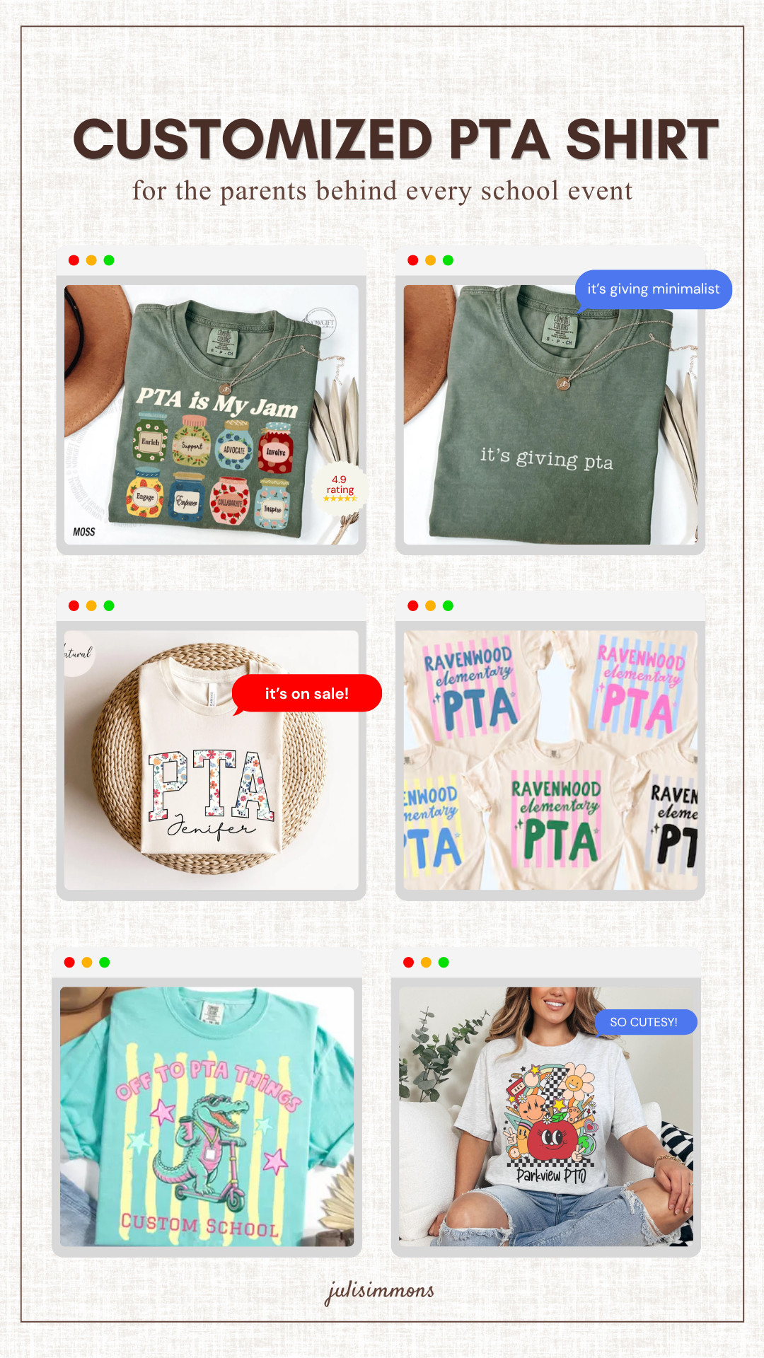 Our custom PTA shirts turned out even cuter than I imagined. As PTA President, I love volunteering at our school for the kids, and having a school tee that's both fun and actually wearable makes it even better.
#LTKpta 
 

 #LTKootd #LTKmomlife #LTKMidsize
