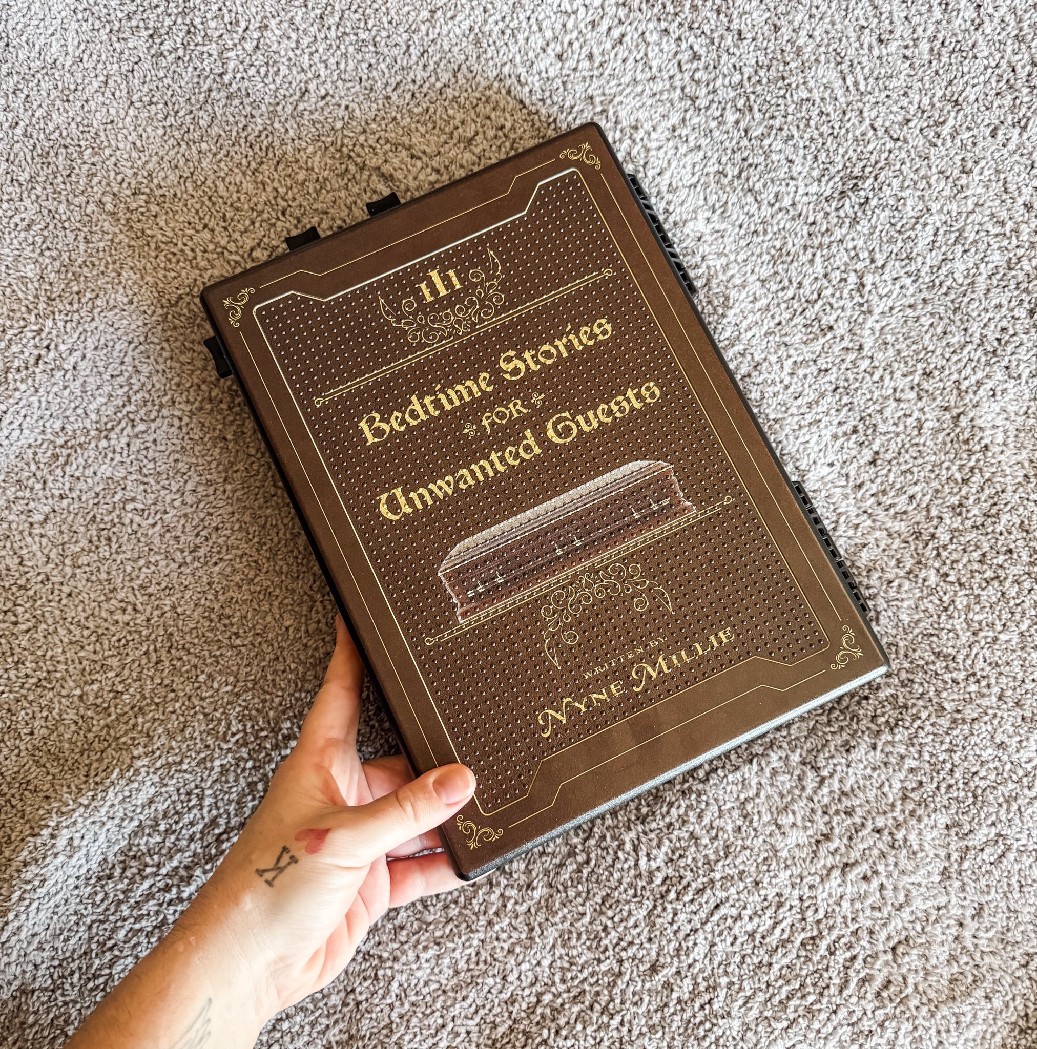"Bedtime Stories for Unwanted Guests" written by Nyne Millie

I am a HUGE advocate on ✨pew pew✨ safety.. especiallyyyyy with young kids in the home. 

How stinkin cool/cute/funny/amazing is this?!

You can create your own lock on the top or use the one provided! 

Peep the Moo Shooter too 🤪