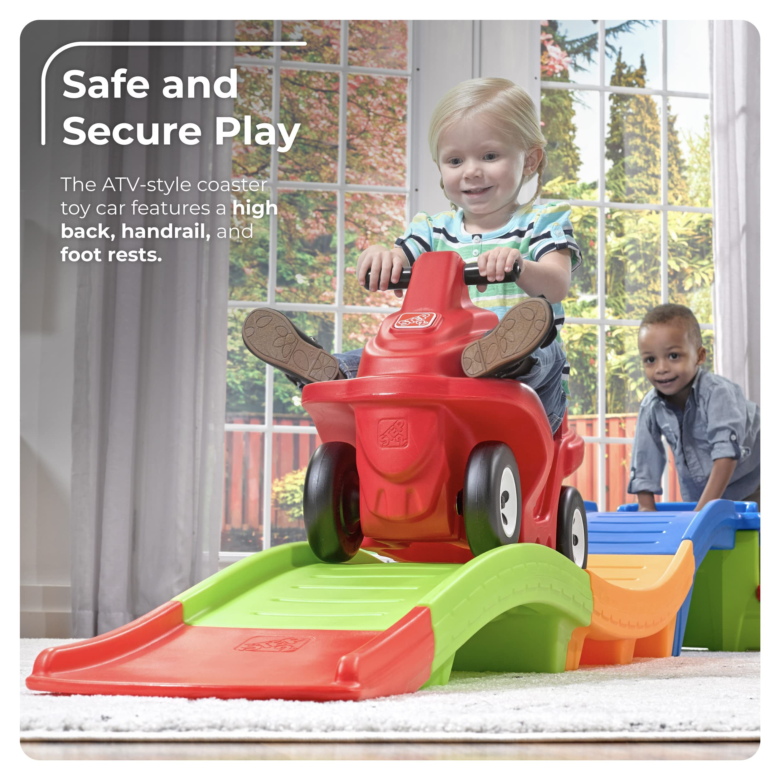 Step2 Up & Down Roller Coaster Toy for Kids, Ride On Push Car, Indoor/Outdoor Playset, Toddlers A... | Amazon (US)