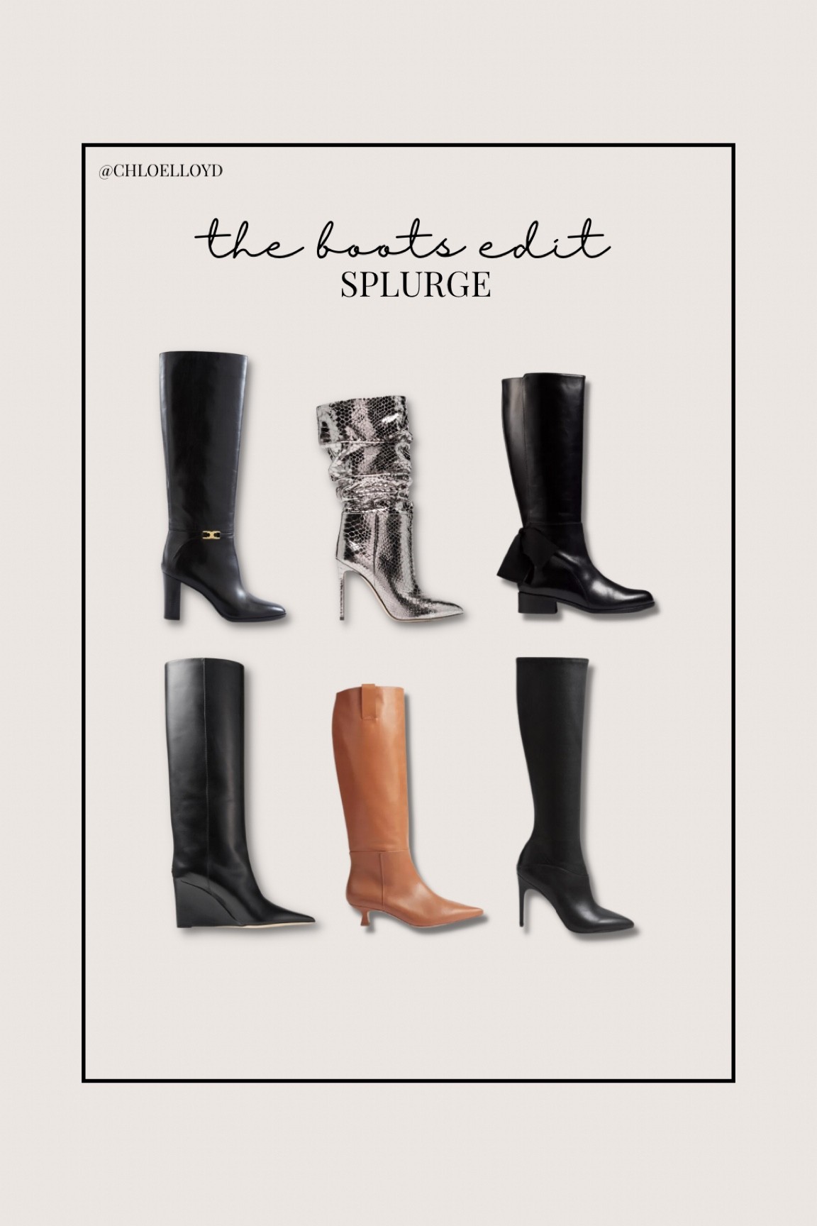 A round up of my fave knee high boots over £250. Treat yourself! 

#LTKSeasonal #LTKstyletip #LTKshoecrush