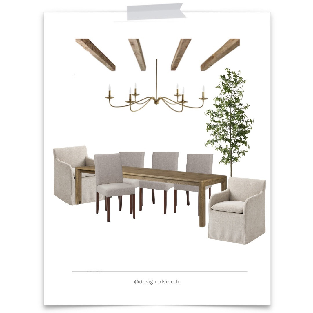 my dining room design with a 120” dining table! dining table for 10 people, modern dining table, amazon dining chairs, neutral dining room decor, modern farmhouse dining, rustic dining room table, pottery barn table, upholstered dining chairs, linen dining chairs, gold chandelier  

 #LTKHome #LTKSaleAlert #LTKFindsUnder100
