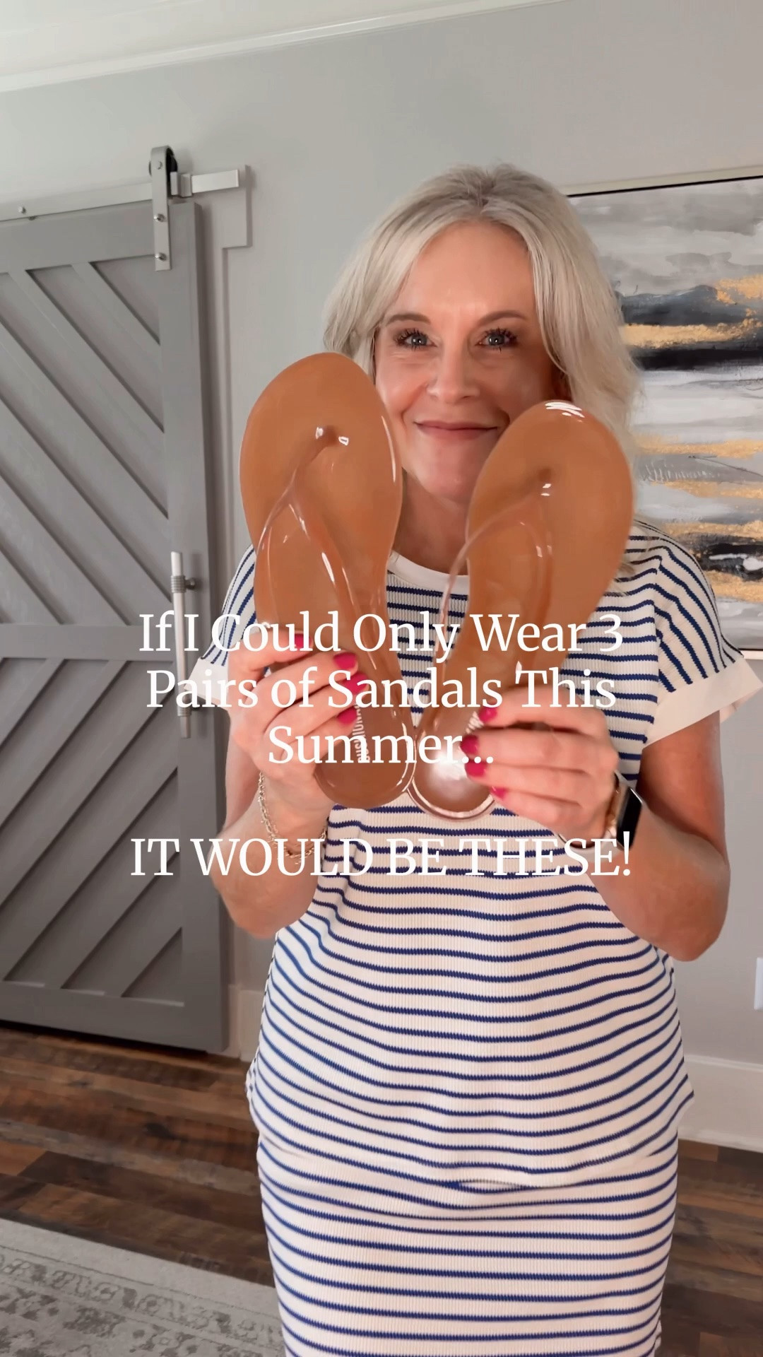 If you see me wearing the same 3 pairs of sandals all summer… no you didn’t!

These are the pairs I keep reaching for because they’re cute, easy to style, and affordable without looking cheap.

The best part? You can dress them up or down with literally everything—sundresses, denim shorts, jeans, casual outfits, vacation looks… ALL of it. 

The kind of sandals that instantly make an outfit look more put together without even trying. 

Linking all 3 because they’re too good not to share 😍  

#summerstyle #sandals #amazonfashion #affordablefashion #casualchic #summeroutfits #over50style #everydaystyle #ltkfashion

#LTKgrwm #LTKootd #LTKOver40