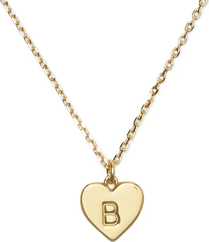 Kate Spade New York initial heart pendant necklace | Nordstrom | Nordstrom
